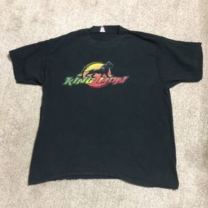 Men's King Lion T-Shirt--Size L--Black